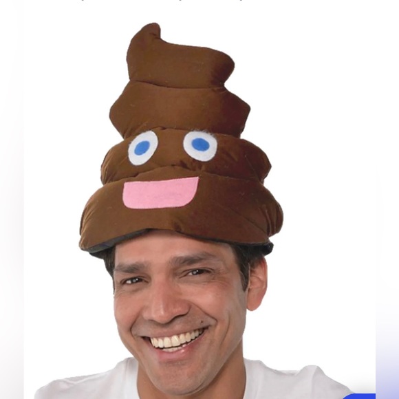 Adults Poop Emoji Hat OS - Picture 2 of 2
